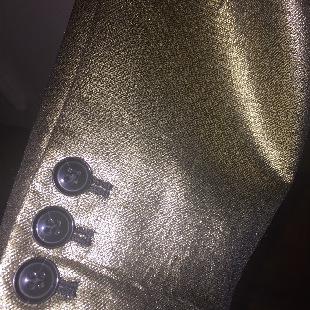 Banana Republic Monogram Gold Blazer - Picture 9 of 13